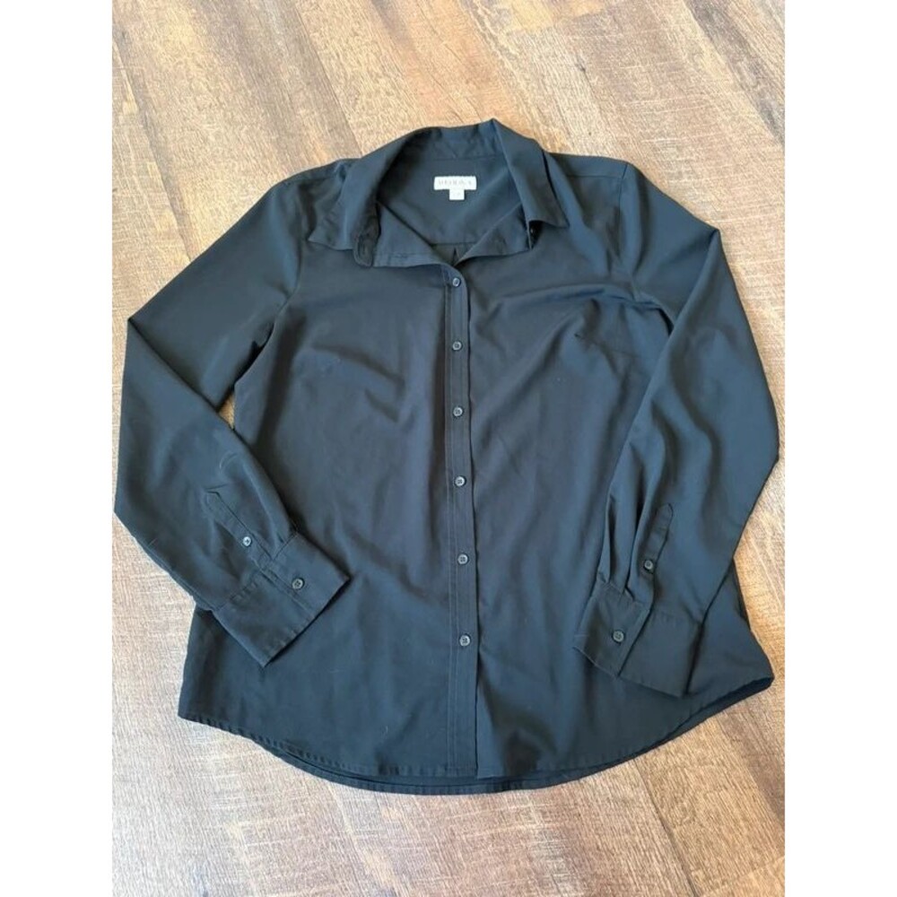Merona button down top